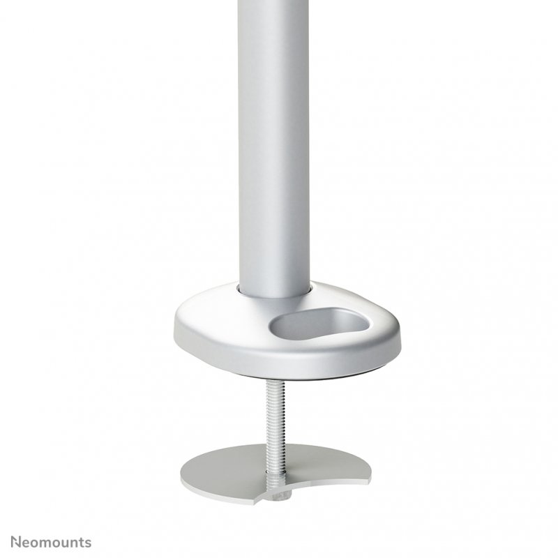 DESK MOUNT DUAL 10-27IN SILVER MAX 12KG.VESA75X75TO100X100MM