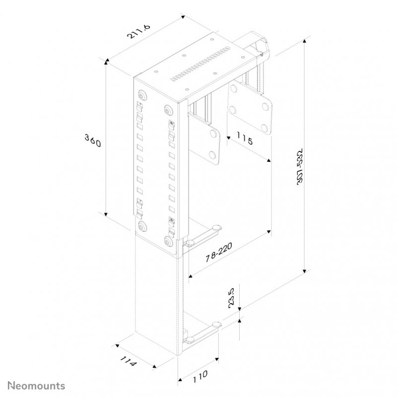 Neomounts by Newstar cpu holder