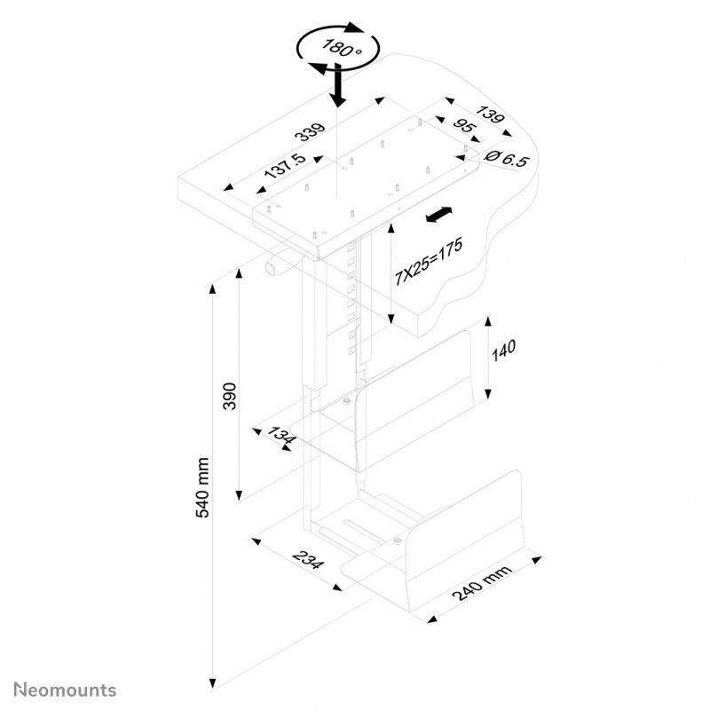 Neomounts by Newstar cpu holder