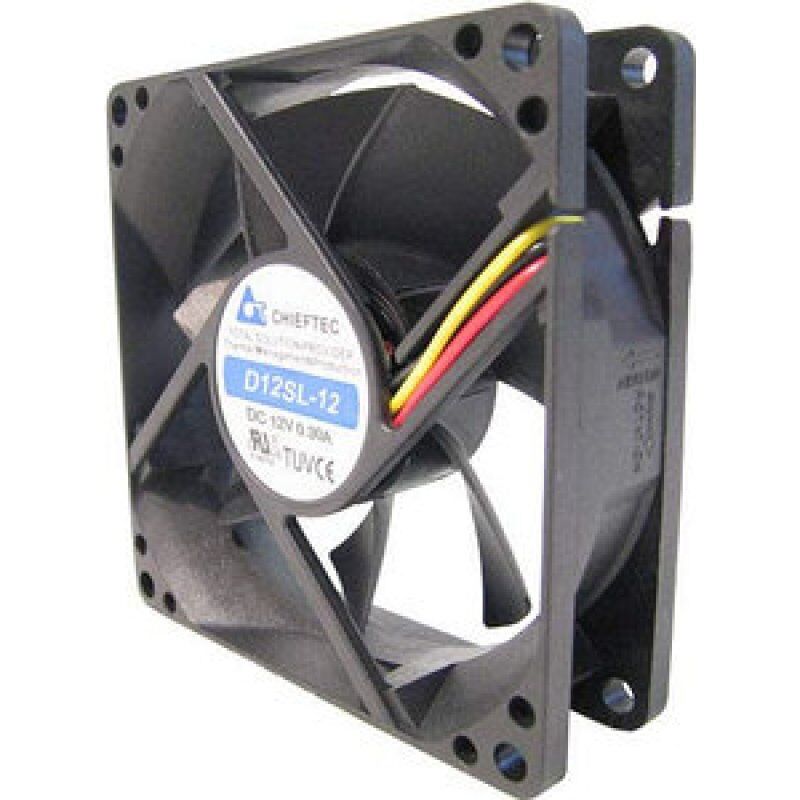 Chieftec compatible AF-1225PWM Lüfter, schwarz - 120mm