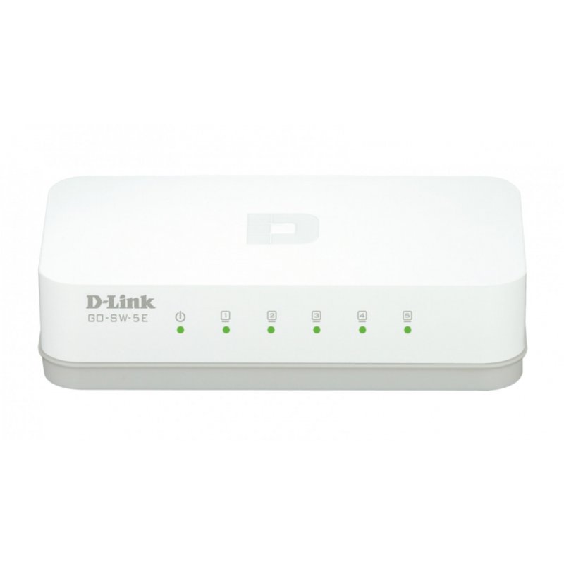 D-Link GO-SW-5E/E commutateur réseau Non-géré Fast Ethernet (10/100) Blanc
