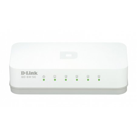 D-Link GO-SW-5E/E commutateur réseau Non-géré Fast Ethernet (10/100) Blanc