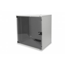 DIGITUS distributeur mural 19" SoHo, 12 U, démonté, gris