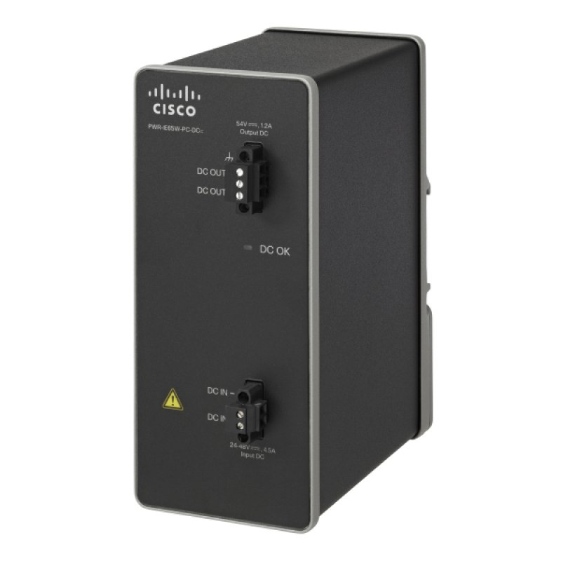 Cisco PWR-IE65W-PC-DC adaptateur de puissance & onduleur Intérieure 65 W Noir