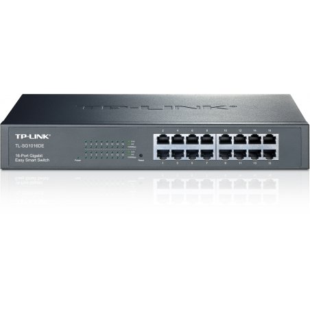 TP-Link TL-SG1016DE Géré L2 Gigabit Ethernet (10/100/1000) 1U Noir
