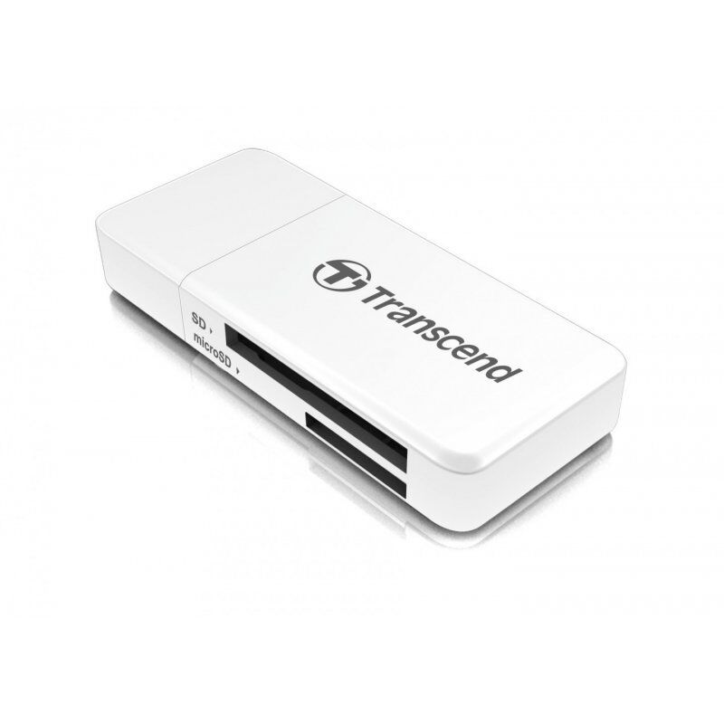 Transcend TS-RDF5W lecteur de carte mémoire USB 3.2 Gen 1 (3.1 Gen 1) Type-A Blanc