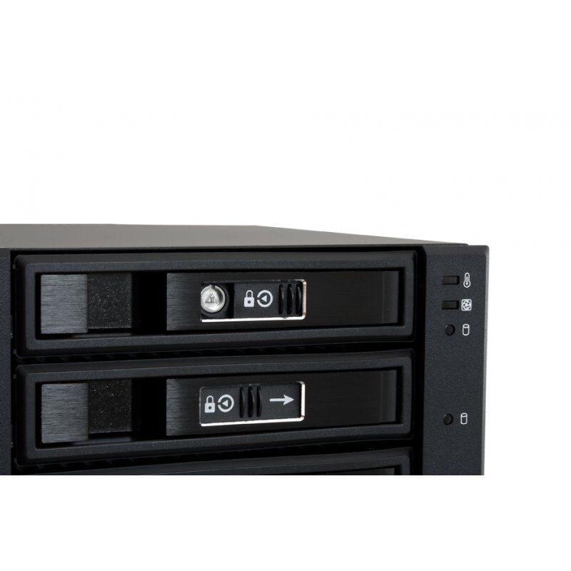 Chieftec CBP-2131SAS Obturateur de baie de lecteur Panneau de support Noir