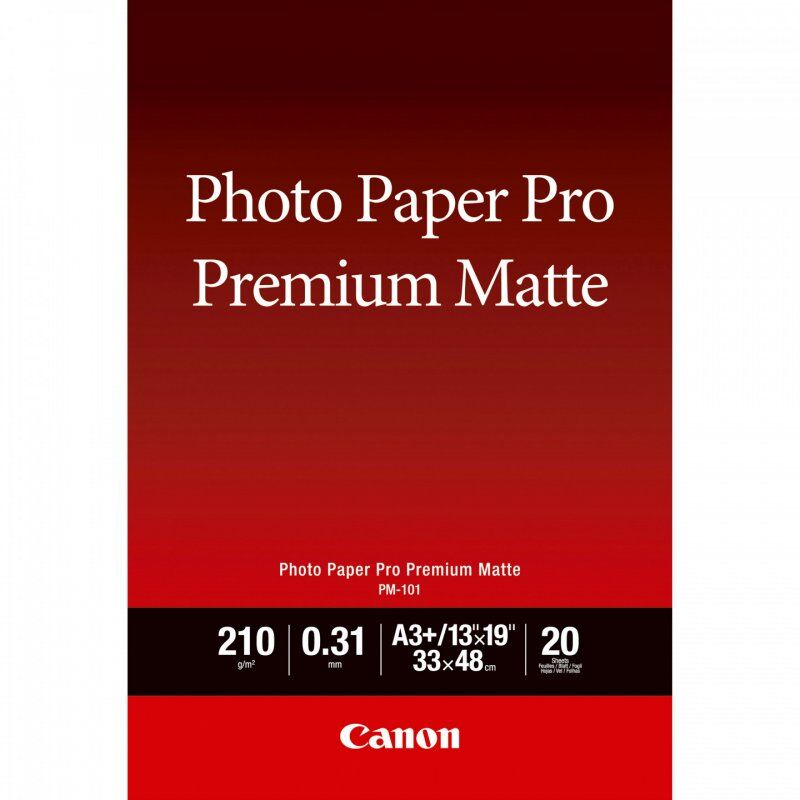 PM-101 A3+ 20SH PHOTO PAPER PREMIUM MATTE A3+ 20 SHEETS