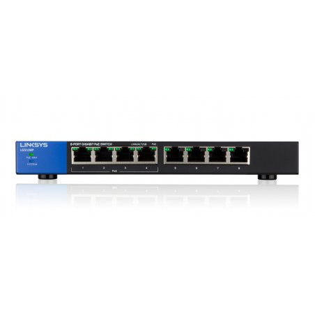LINKSYS compatible Switch 8 ports Gigabit dont 4