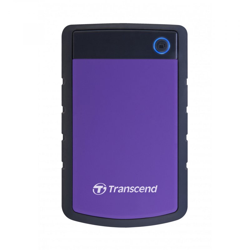 Transcend StoreJet 25H3P (USB 3.0), 2TB disque dur externe 2 To Noir, Violet
