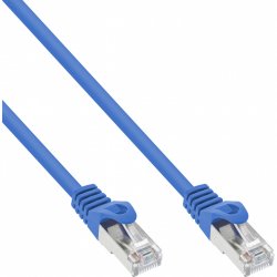InLine Patch Cable SF/UTP Cat.5e blue 2m
