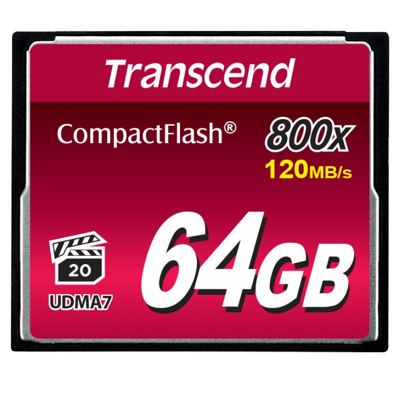 TRANSCEND 64Go Carte mémoire flash 800x