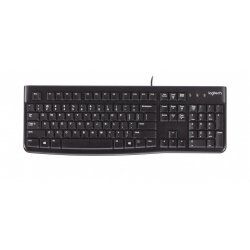 Logitech K120 Corded Keyboard clavier Souris incluse USB AZERTY Français Noir