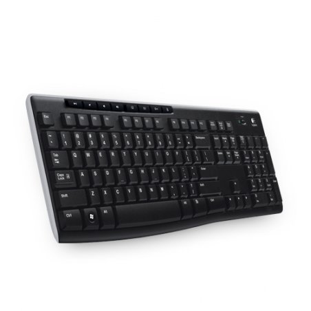 Logitech Wireless Keyboard K270 clavier RF sans fil AZERTY Français Noir