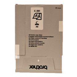 Brother C251S carbon paper 30 sheets A6