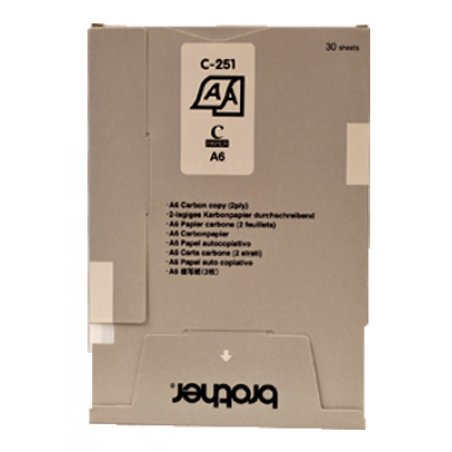 C251S PAPIER CARBONE 2 ONGLETS PAPIER CARBONE 2 ONGLETS