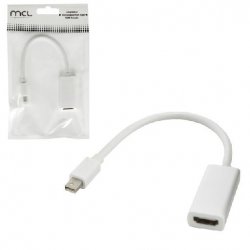 MCL CG-292CZ video cable adapter 0.1 m mini DisplayPort HDMI White