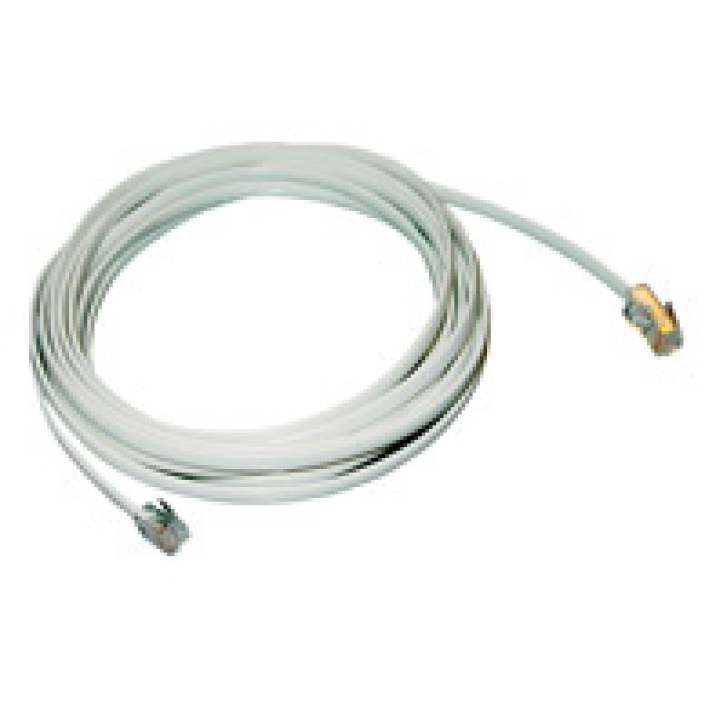 MCL Cordon plat RJ11 6P/4C - RJ45 3 metres networking cable White 3 m