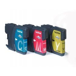 Brother Voordeelverpakking LC-1100C,M,Y ink cartridge 3 pc(s) Original Cyan, Magenta, Yellow
