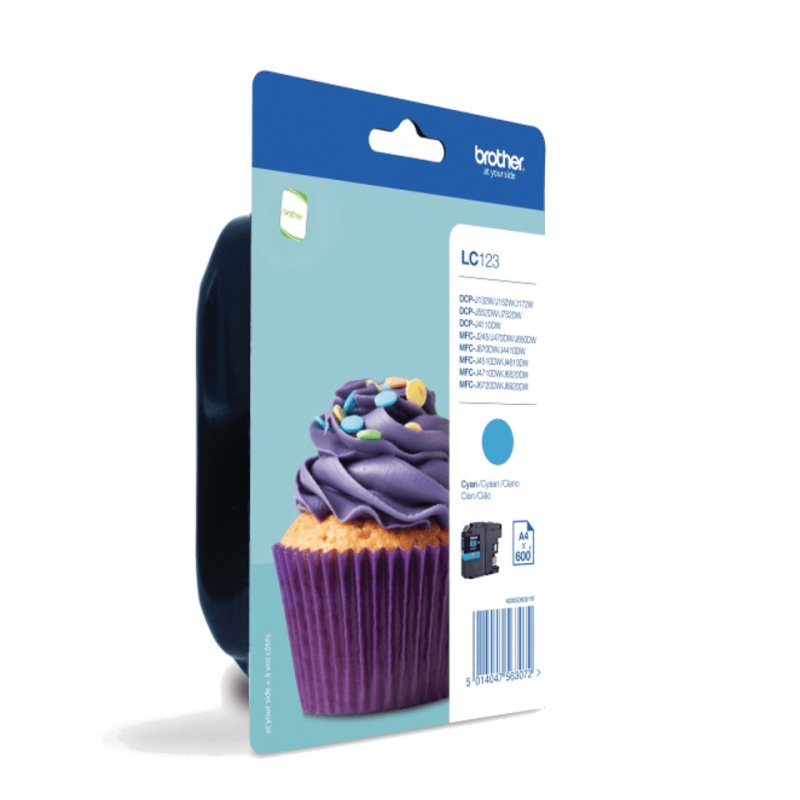 Brother LC123CBP ink cartridge 1 pc(s) Original Cyan