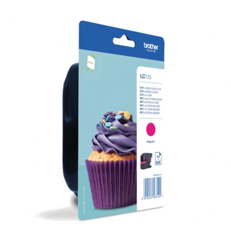 LC-123M CARTOUCHE MAGENTA BLIST F/ MFCJ4510DW/J4410DW/J4610DW