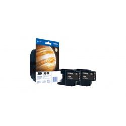 Brother Ink Cartridge Pack: Black x2