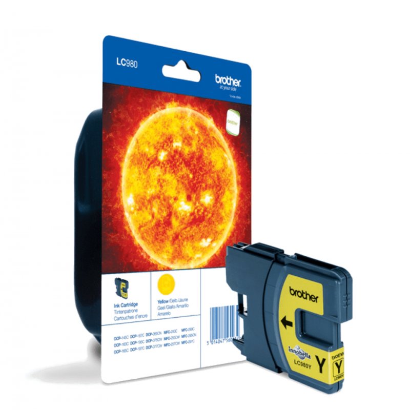 LC-980Y CARTOUCHE JAUNE BLIST F/ DCP145C/165C MFC250C/290C