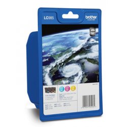 Brother LC-985RBWBP ink cartridge 3 pc(s) Original Cyan, Magenta, Yellow