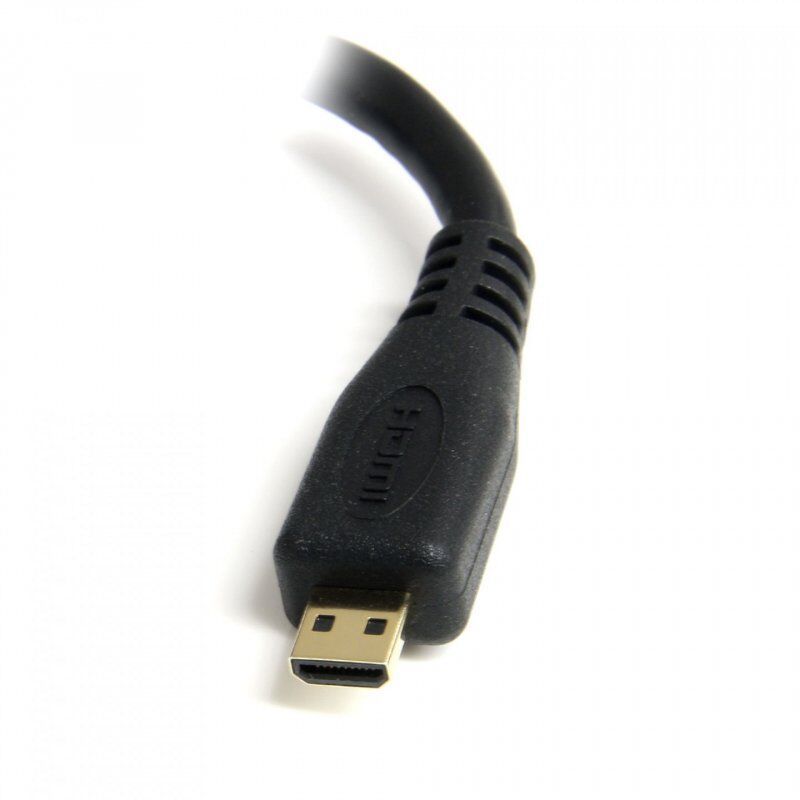StarTech.com Câble adaptateur HDMI haute vitesse de 12cm - HDMI vers Micro HDMI - F/M - Noir