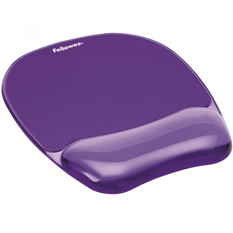 Fellowes compatible repose-poignet avec tapis de souris Crystal Gel