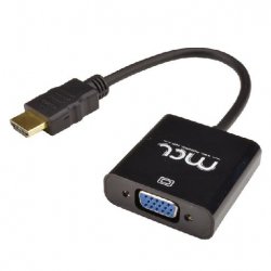 CONVERTISSEUR HDMI VERS VGA FEMELLE-JACK 3.5 FEMELLE