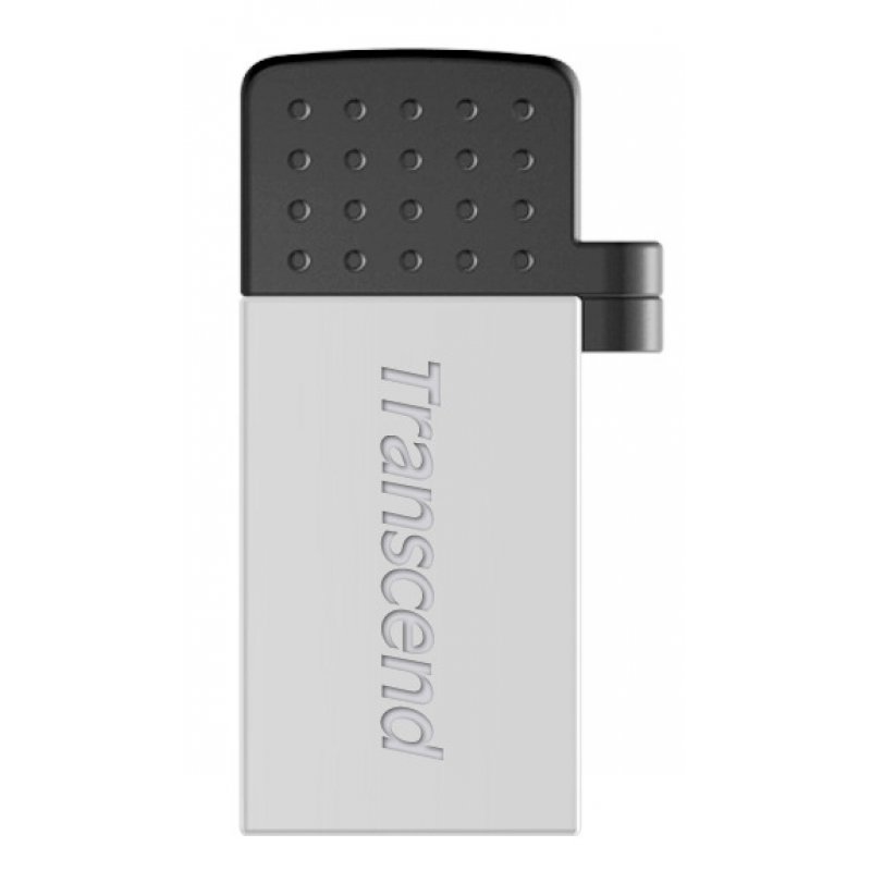 TRANSCEND 16Go Clé USB 2.0 OTG Argentée