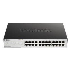 D-Link GO-SW-24G Unmanaged L2 Gigabit Ethernet (10/100/1000) 1U Black