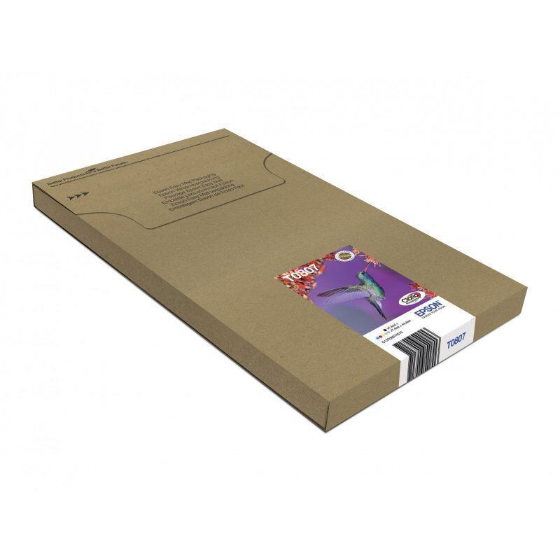 Epson Hummingbird Multipack 6-colours T0807 Claria Photographic Ink EasyMail Pack