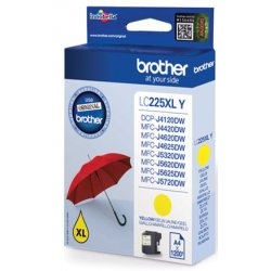 Brother compatible LC225XLY - Gelb - Original - Tintenpatrone