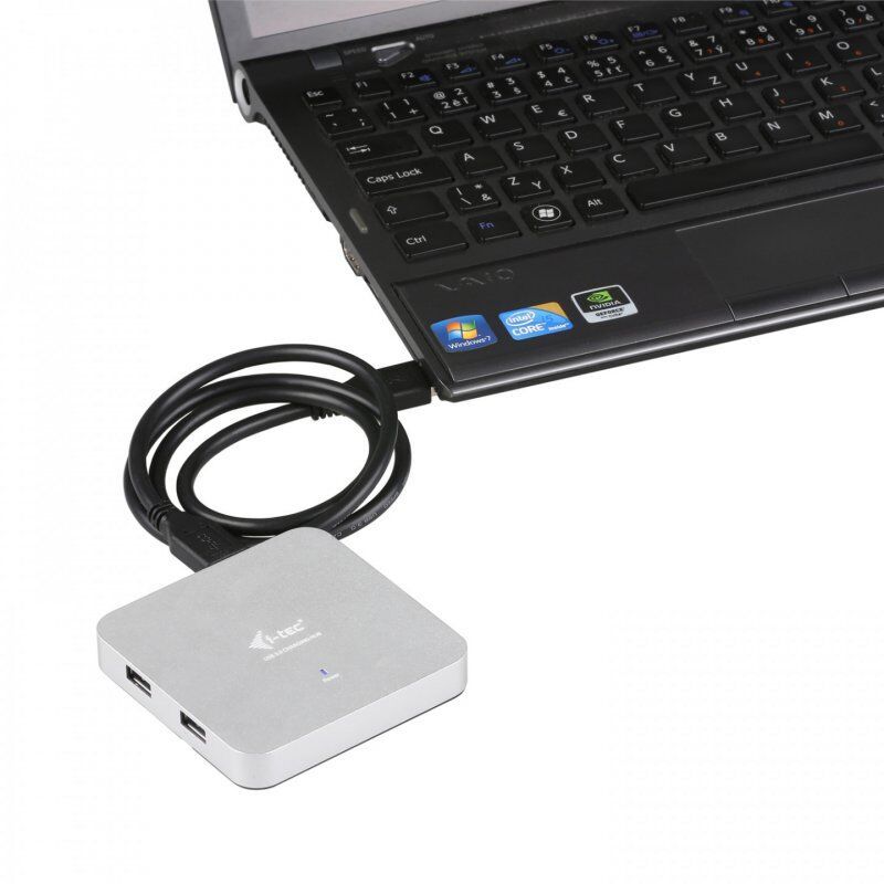 i-tec Metal Superspeed USB 3.0 4-Port Hub