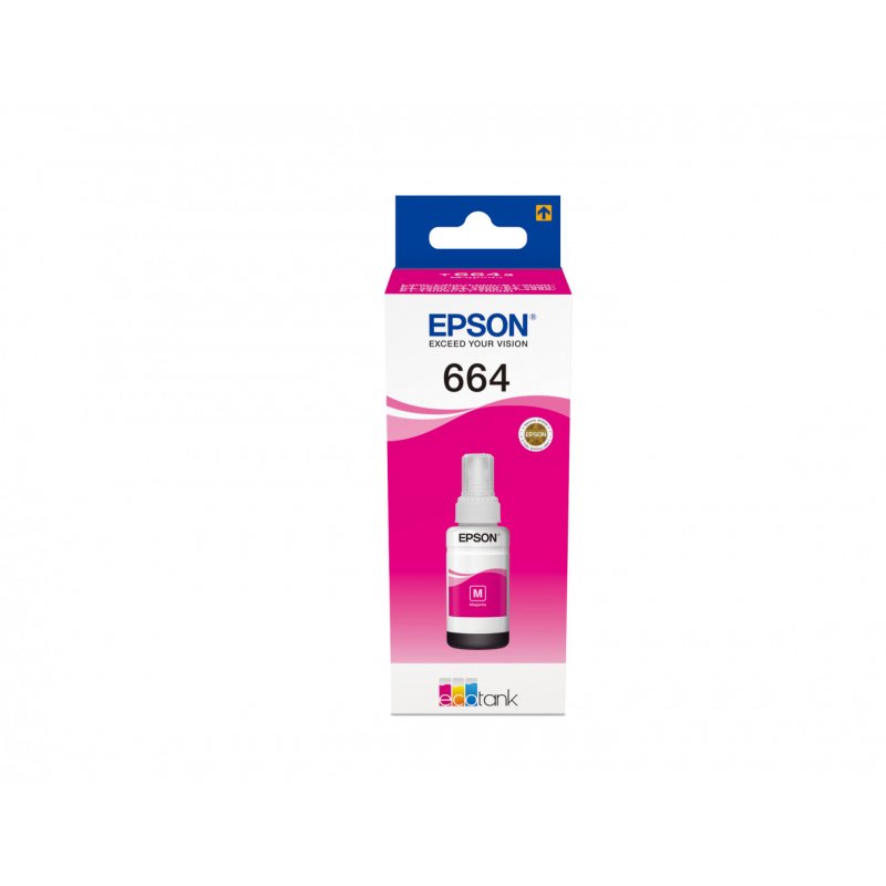 EPSON Encre T6643 pour EPSON EcoTank, flacon, magenta