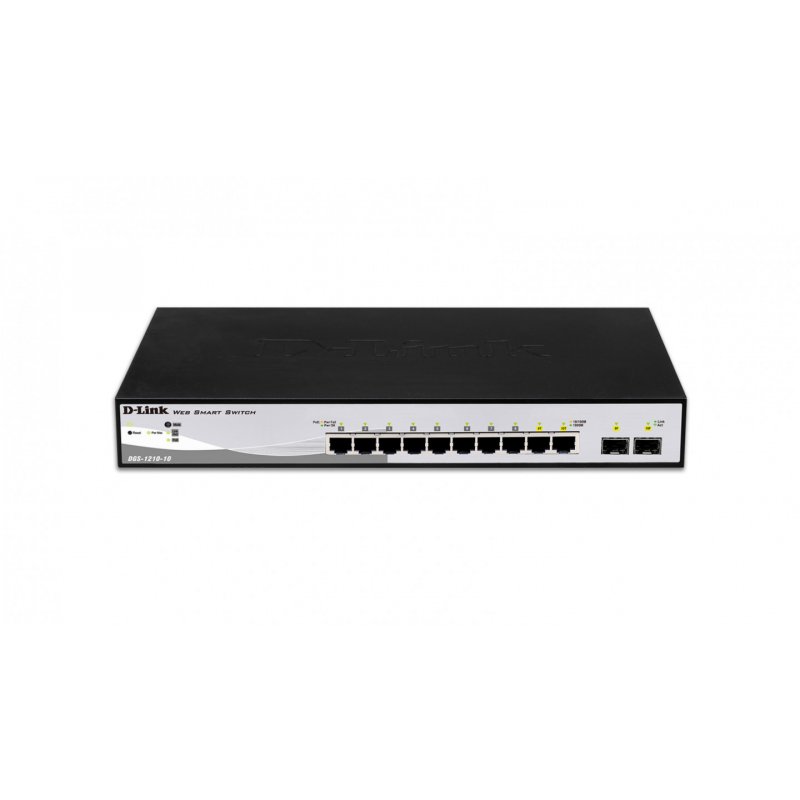 D-Link DGS-1210-10 network switch Managed L2 Gigabit Ethernet (10/100/1000) 1U Black, Grey