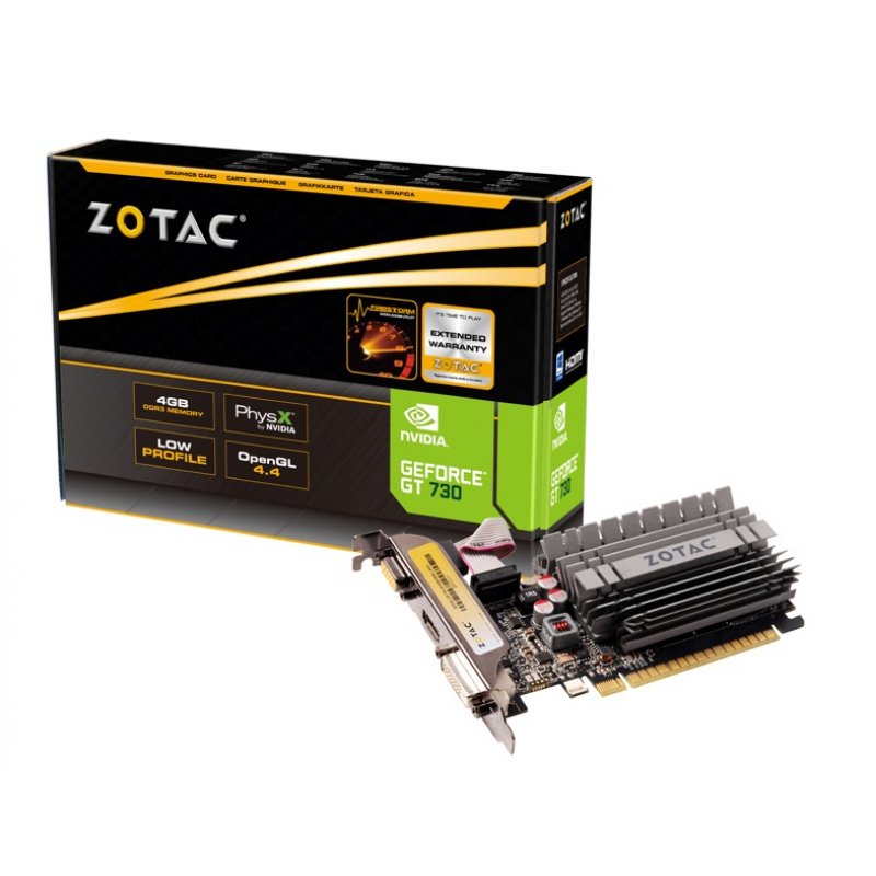 ZOTAC compatible Grafikkarte GeForce GT 730 - 4 GB GDDR3