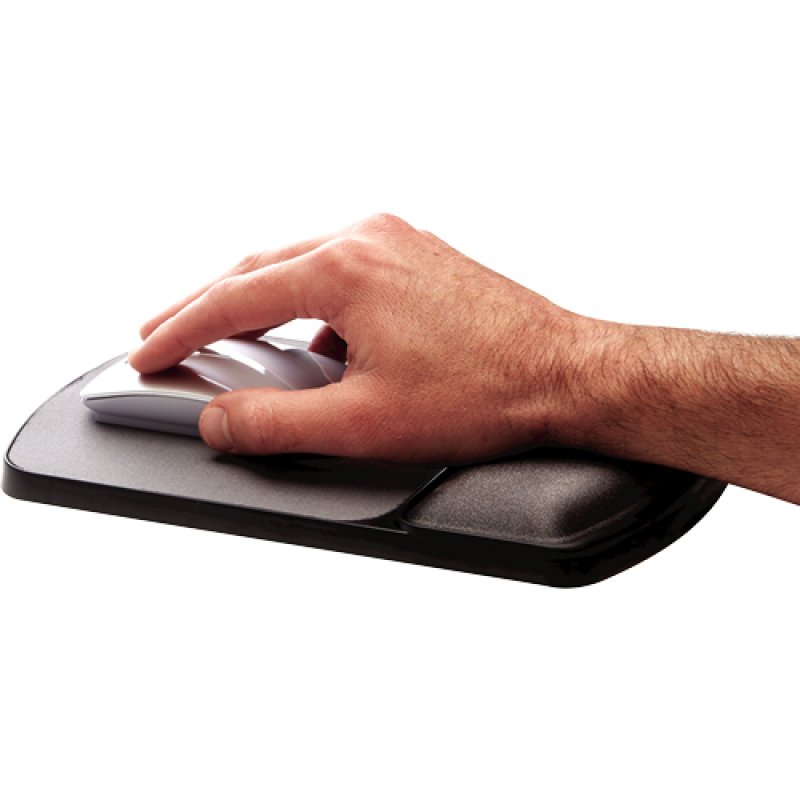 Fellowes Angle Adjustable Mouse Pad Wrist Support Premium Gel