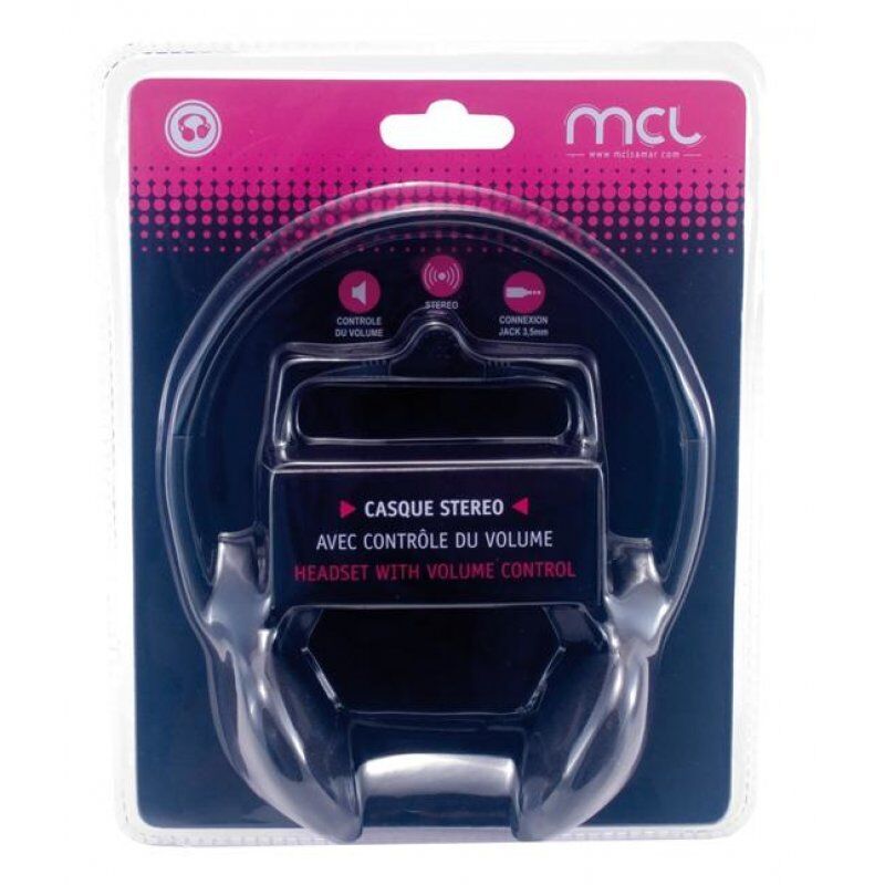 MCL CSQ-HEAD/N écouteur/casque Écouteurs Avec fil Arceau Musique Noir