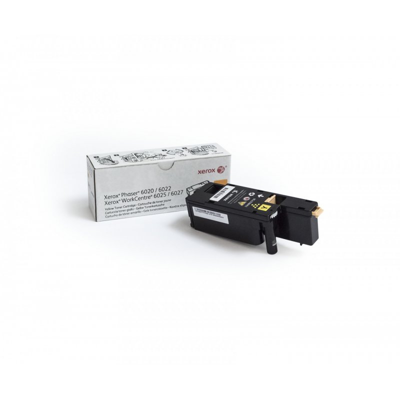 Xerox Cartouche de toner Jaune Phaser 6020 / 6022 / WorkCentre 6025 / 6027 - 106R02758