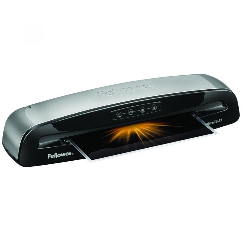 Fellowes Saturn 3i Cold/hot laminator 300 mm/min Black, Silver