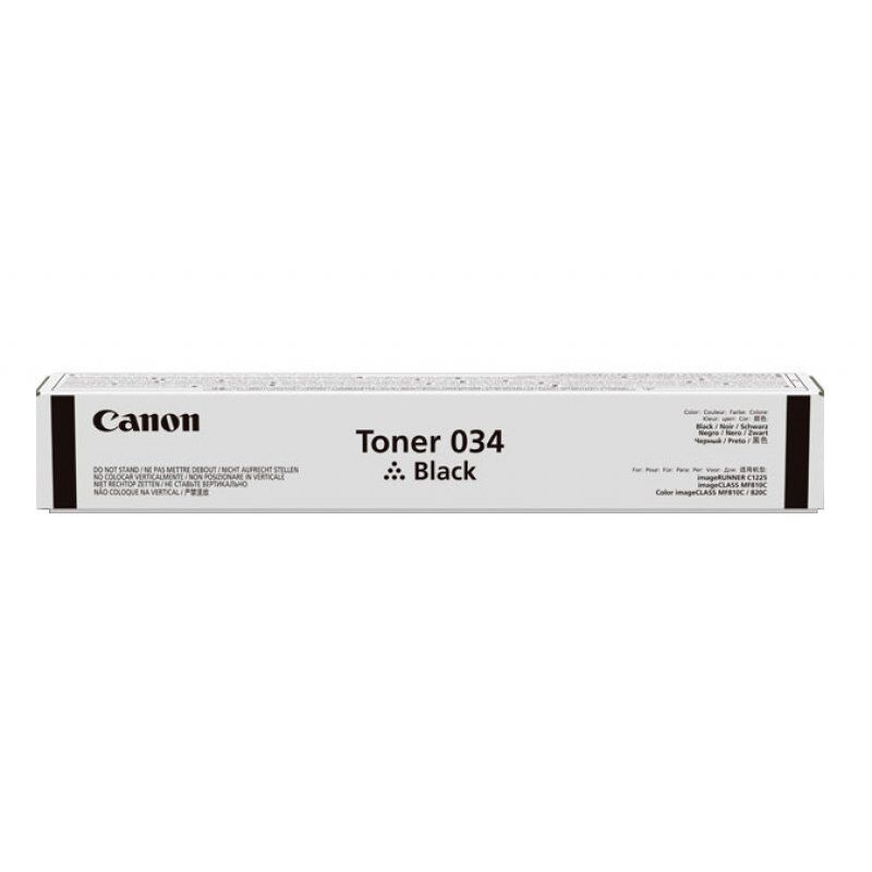 Canon 034 Cartouche de toner 1 pièce(s) Original Noir
