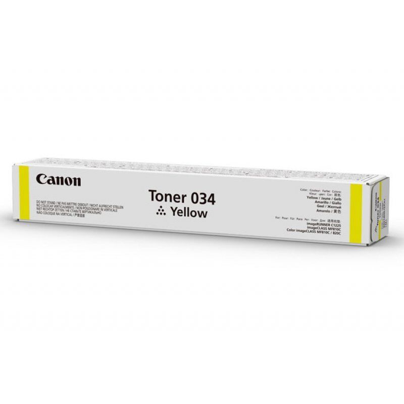 Canon 034 toner cartridge 1 pc(s) Original Yellow