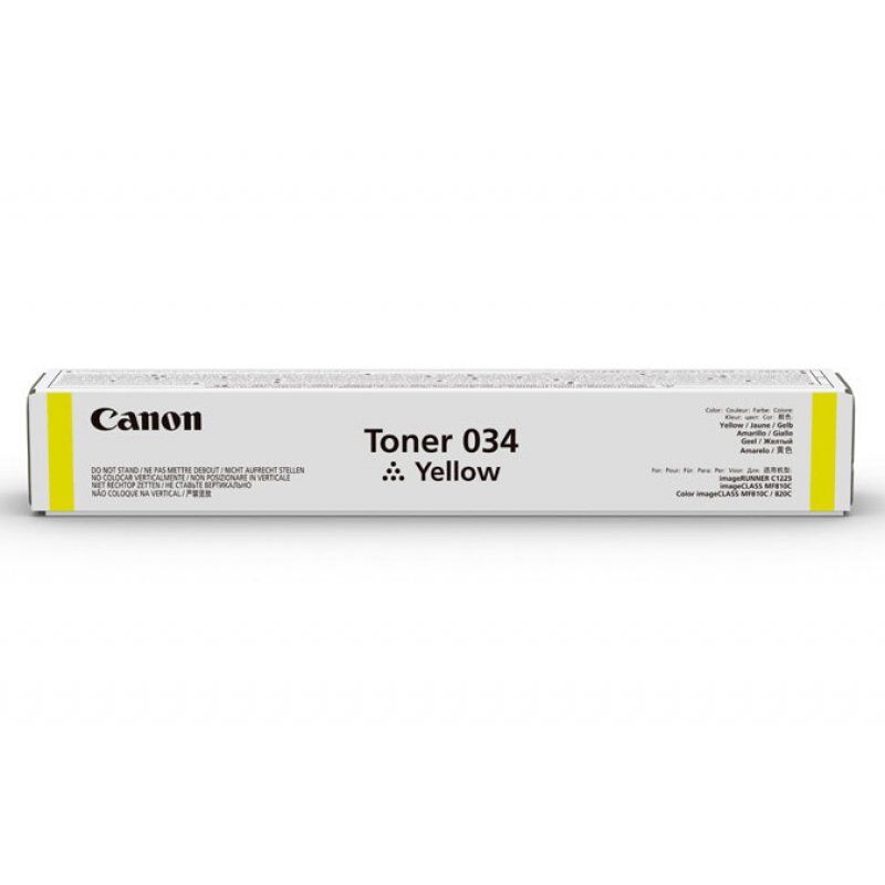 Canon 034 toner cartridge 1 pc(s) Original Yellow