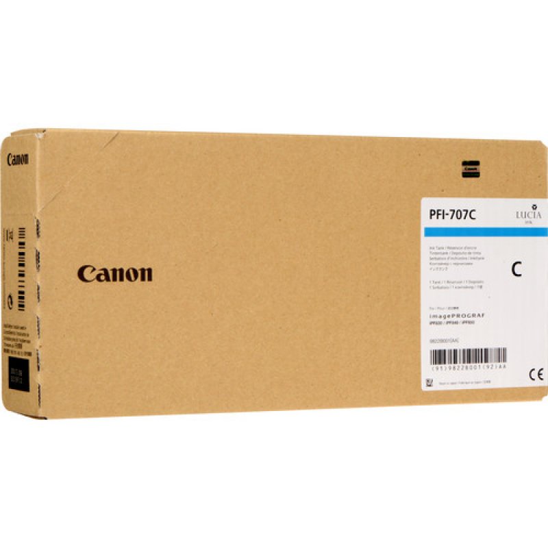 Canon PFI-707C ink cartridge Original Cyan