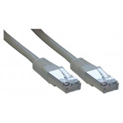 MCL Cordon Cat 5e RJ45 F/UTP - 1m Gris