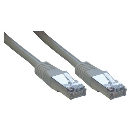 MCL Cordon Cat 5e RJ45 F/UTP - 1m Gris