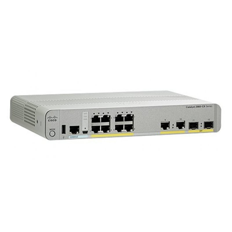 Cisco 2960-CX Géré L2/L3 Gigabit Ethernet (10/100/1000) Connexion Ethernet, supportant l'alimentation via ce port (PoE